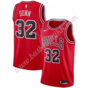 Chicago Bulls NBA Basketball Drakter 2019-20 Kris Dunn 32# Rød Icon Edition Swingman Drakt..